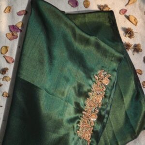 Zayna Royale Bottle Green Scarf