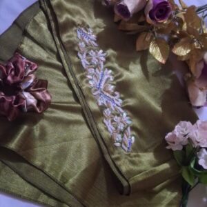 Zayna Royale Olive Green Scarf